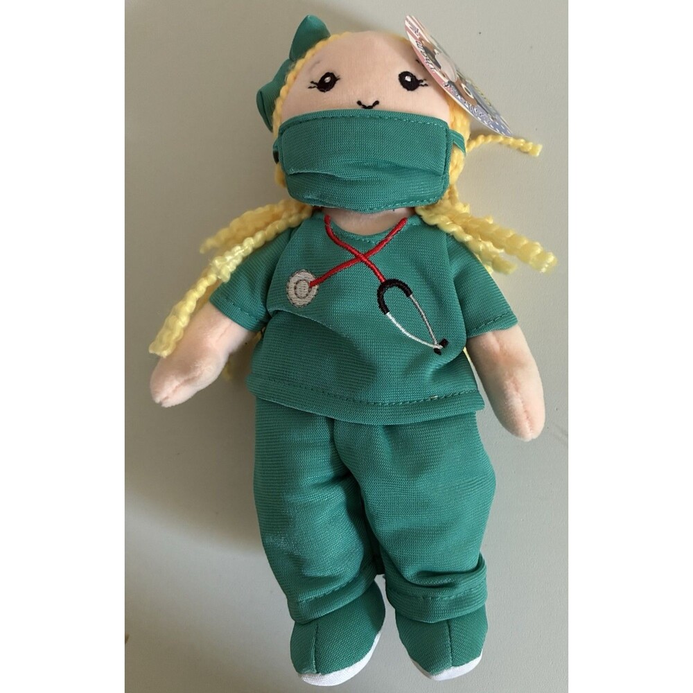 Hometown Hero Doctor stuffed plush 9" NEW hospital nurse
